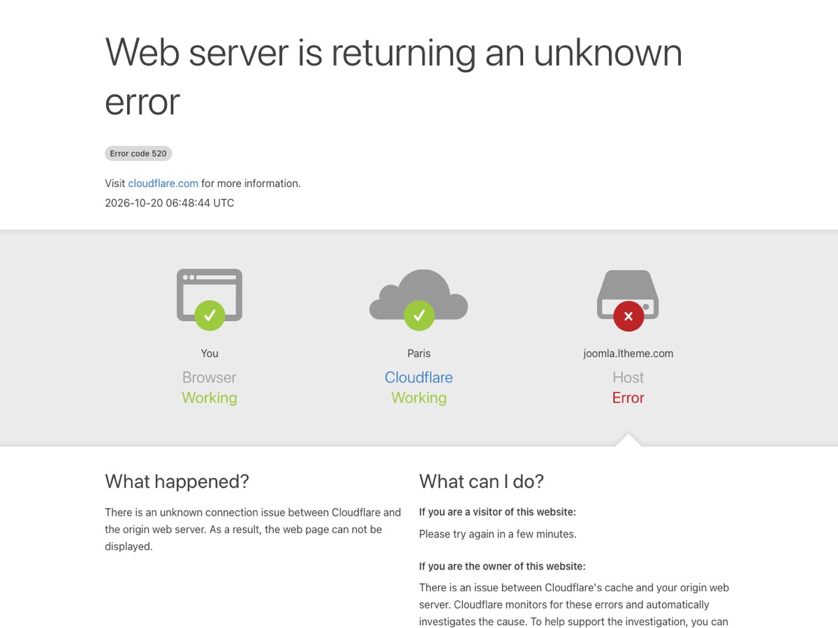Home page of the LT News demo